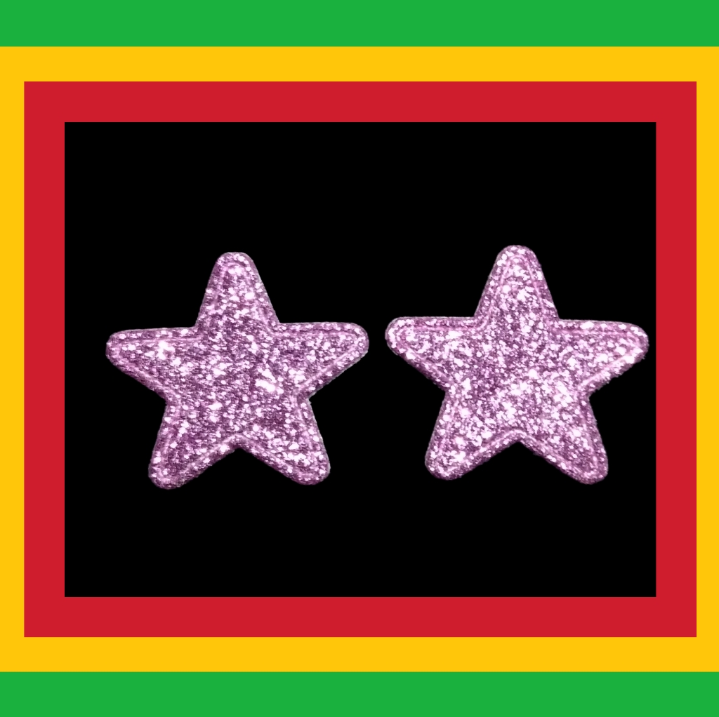 Dark Pink Stars 